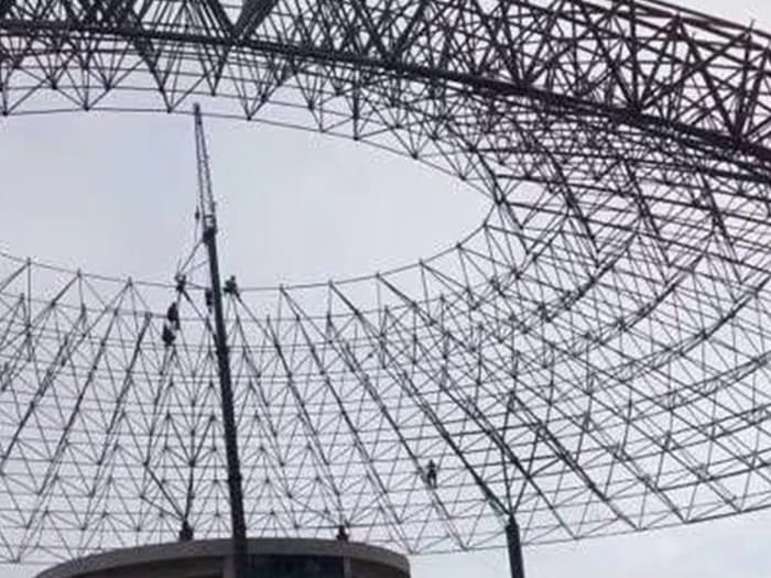 万源篮球馆球形网架厂家价格